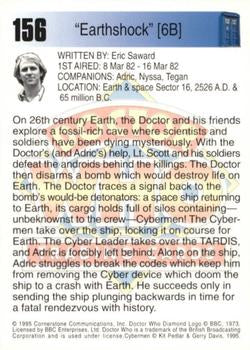 Doctor Who Cornerstone 1995 Adventures 156 "Earthshock" [6B]