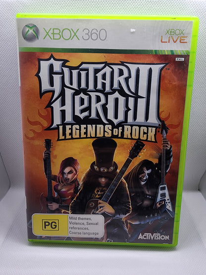 Guitar Hero 3 Legends of Rock Xbox 360