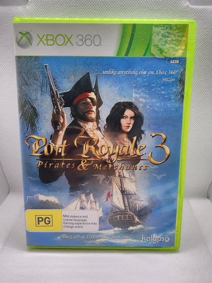 Port Royal 3 Pirates & Merchants Xbox 360 Complete