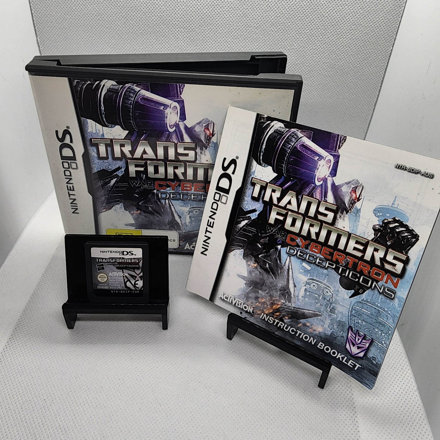 Transformers War for Cybertron Decepticons Nintendo DS Complete