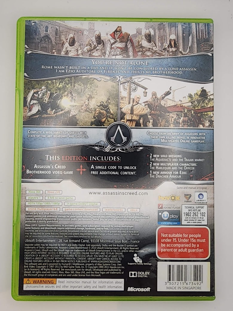 Assassin's Creed Brotherhood Xbox 360