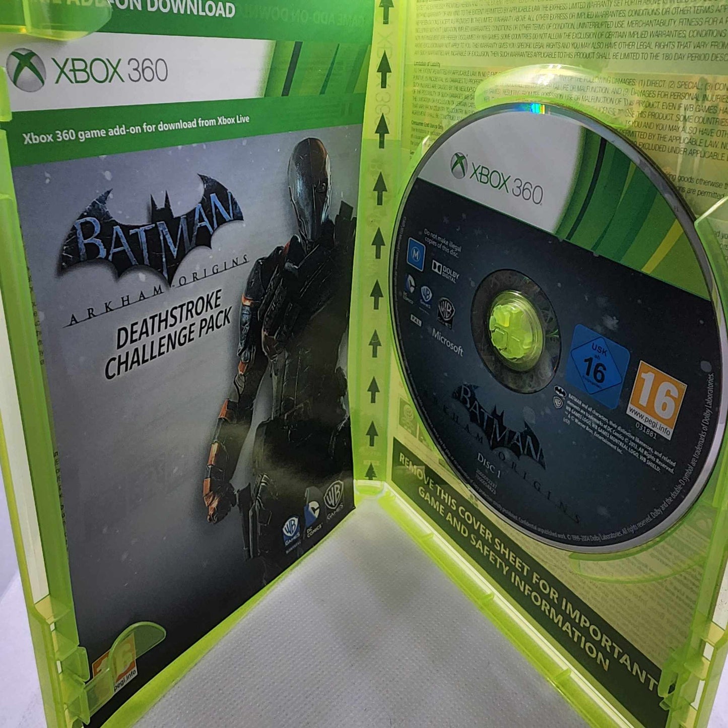 Batman Arkham Origins Xbox 360