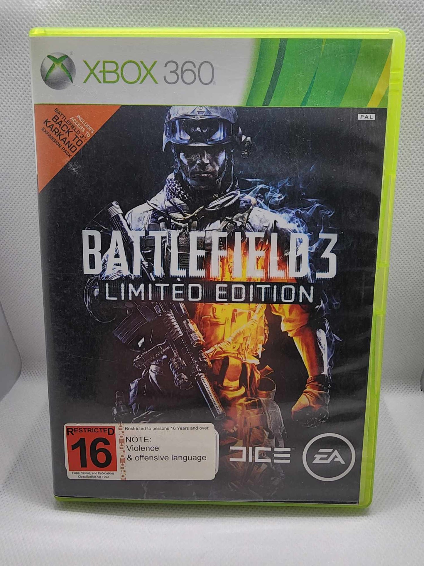 Battlefield 3 Limited Edition Xbox 360 Complete