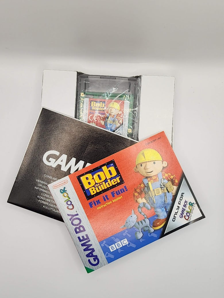 Bob The Builder Fix It Fun Nintendo Gameboy Color *In Box*