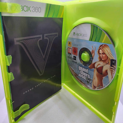 Grand Theft Auto V (5) Xbox 360 Complete (With Map)