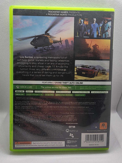 Grand Theft Auto V (5) Xbox 360 Complete (With Map)