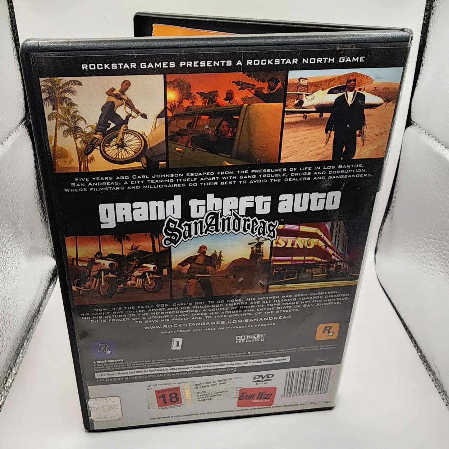 Grand Theft Auto San Andreas Complete PS2