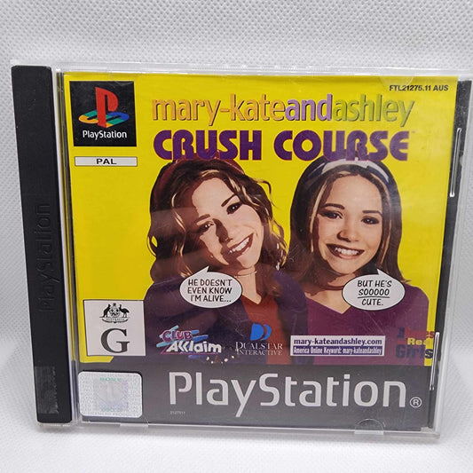 Mary-Kate and Ashley Crush Course PS1 Complete