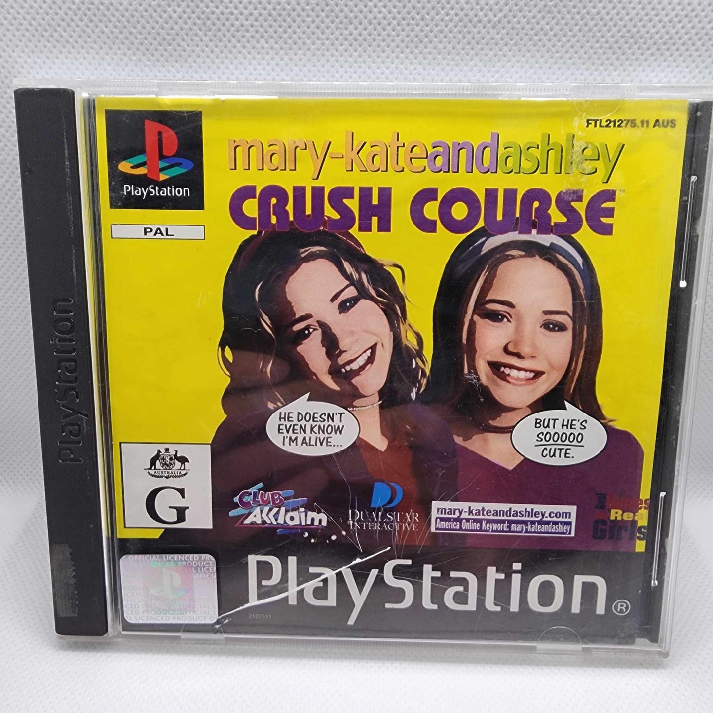 Mary-Kate and Ashley Crush Course PS1 Complete