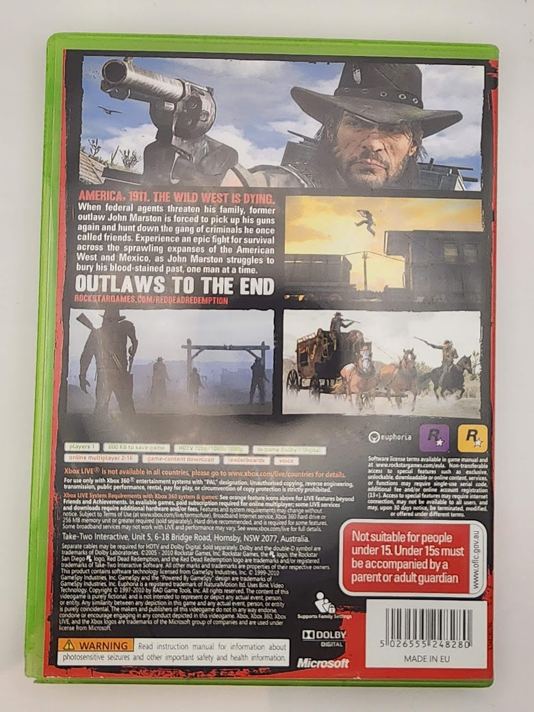 Red Dead Redemption Xbox 360