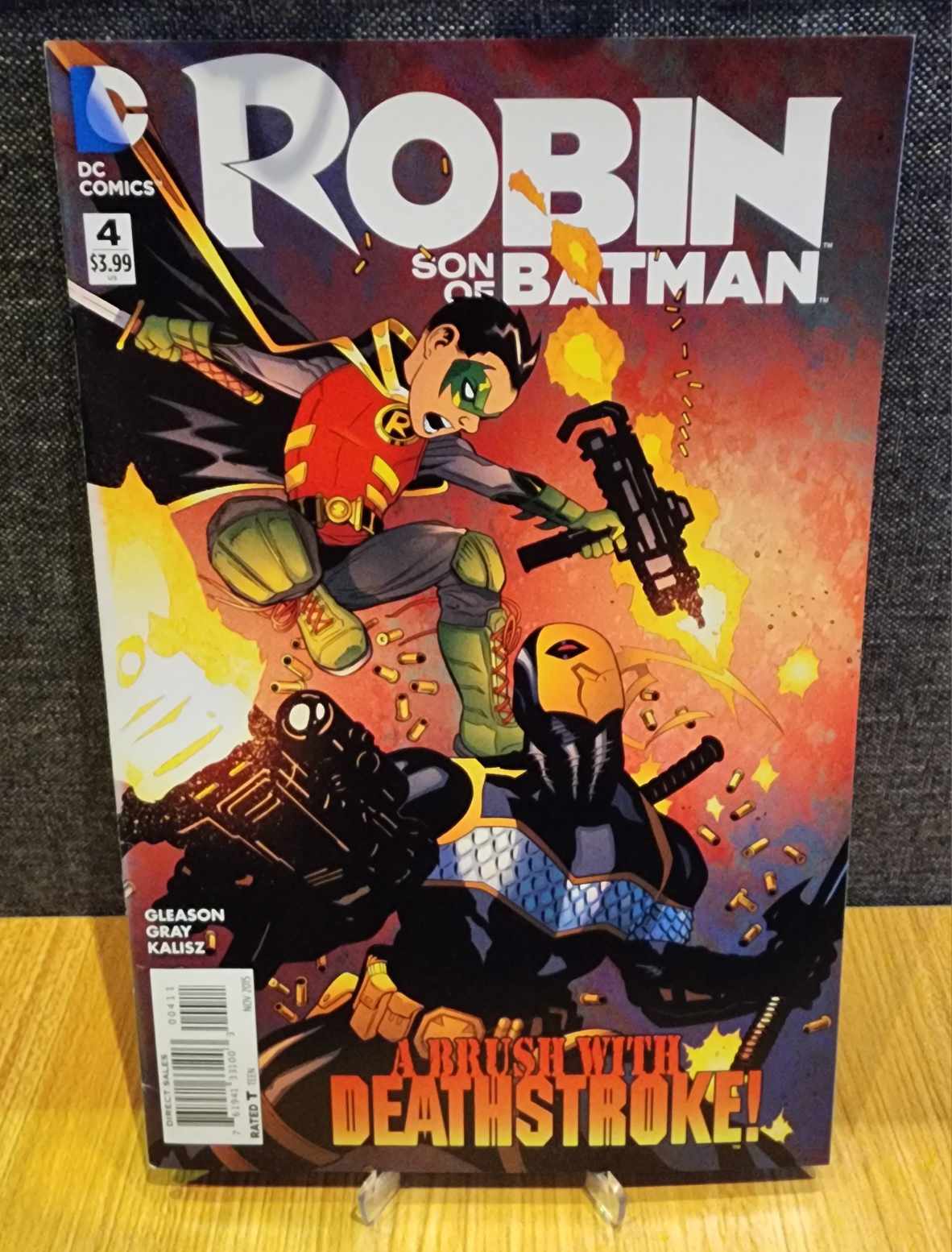 Robin Son Of Batman 4 A Brush With Deathstroke!