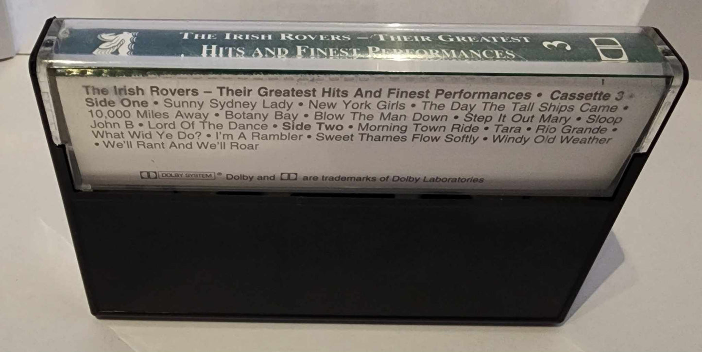 The Irish Rovers Their Greatest Hits And Finest Performances 3 Cassette Tape