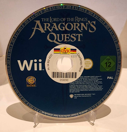 The Lord of the Rings Aragorns Quest (Disk Only) Nintendo Wii