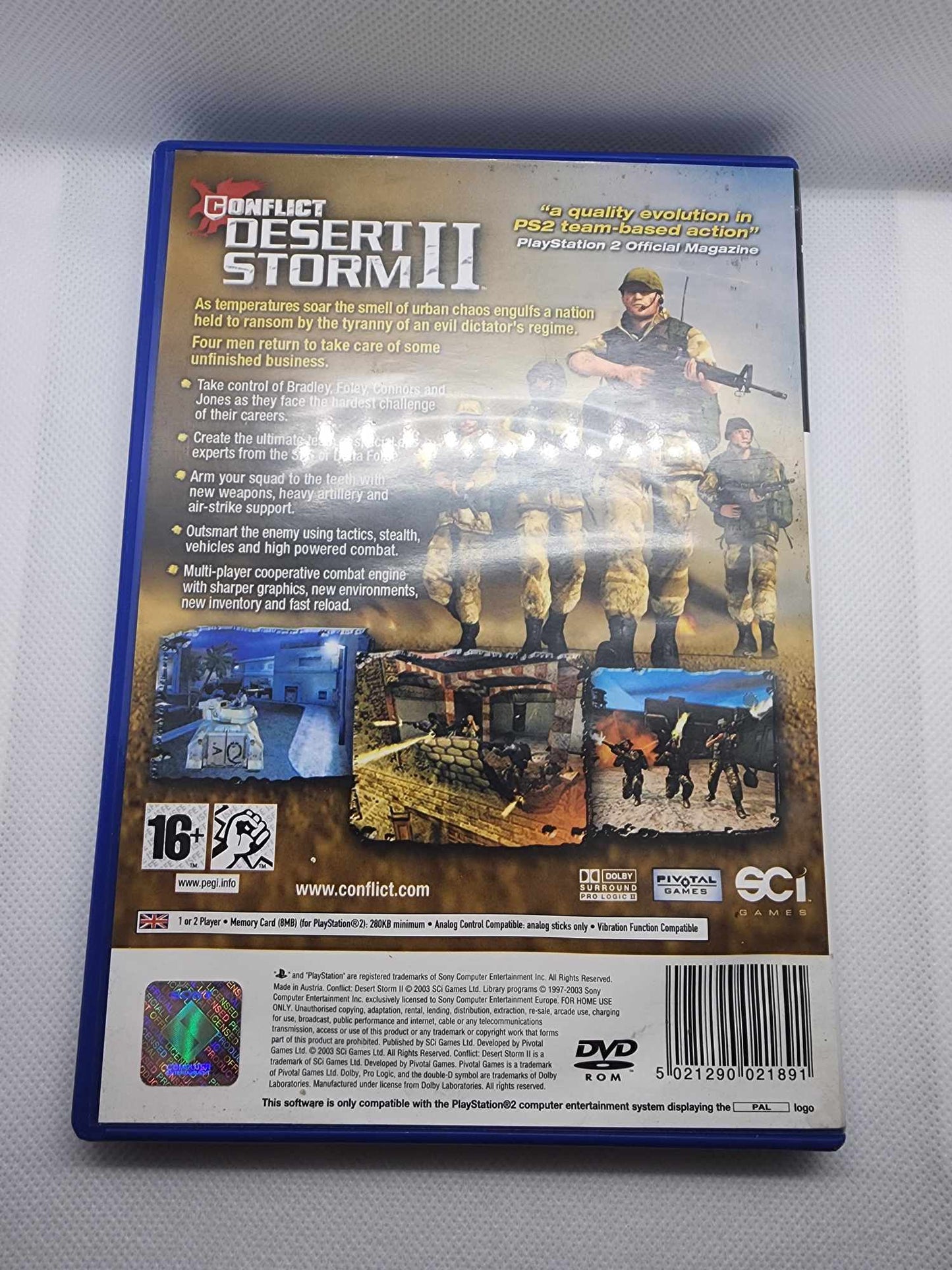 Conflict Desert Storm 2 Complete PS2